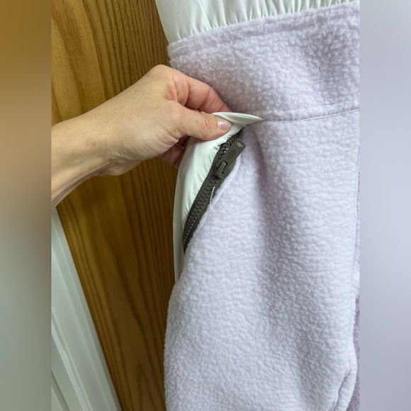 Free People Movement Hit the Slopes High Pile Fleece Snow Bibs Sz Xs - Picture 7 of 16